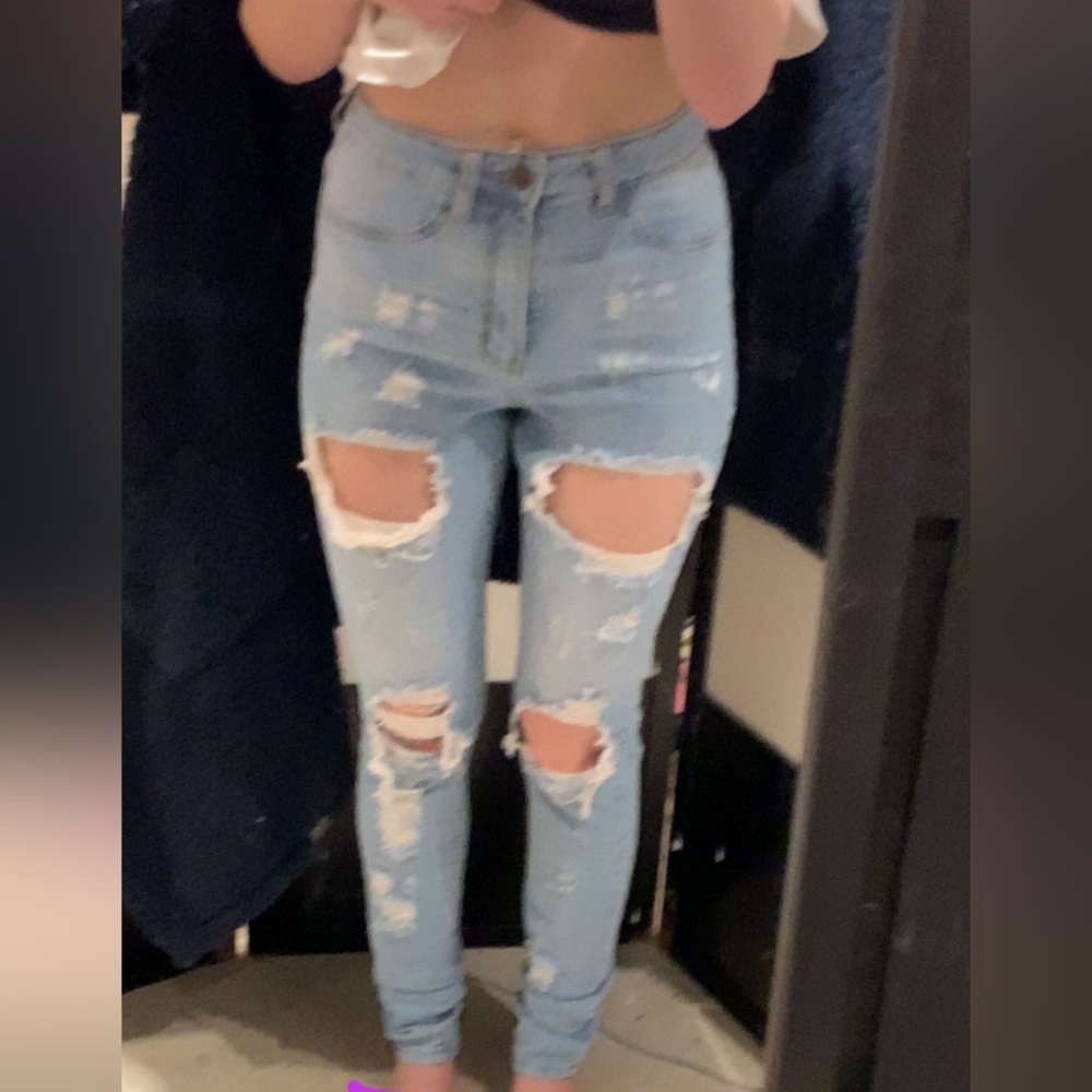 Fashion Nova Ripped Jeans
